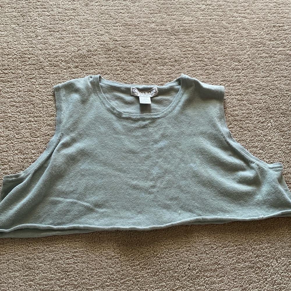 Oversized Cropped Tank Top